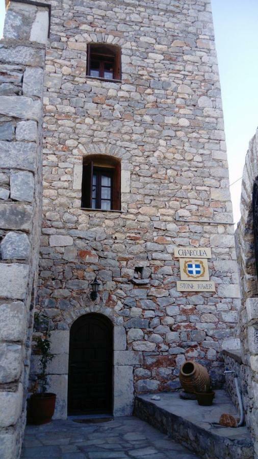Charouda Stone Tower Apartment Pyrgos Dirou Luaran gambar