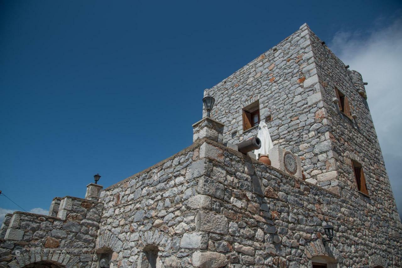 Charouda Stone Tower Apartment Pyrgos Dirou Luaran gambar