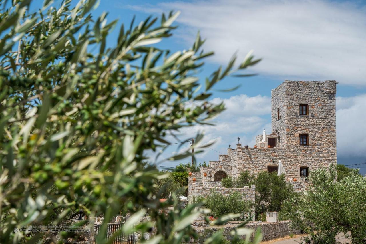 Charouda Stone Tower Apartment Pyrgos Dirou Luaran gambar